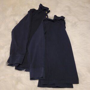 (3 Pack) The Children's Place Boys Long Sleeve Pique Polo, Navy, Size XL/14